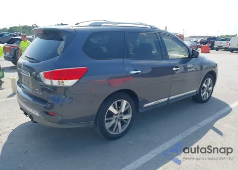 2014 Nissan Pathfinder Platinum z USA, uszkodzony, nr VIN 5N1AR2MM4EC600105